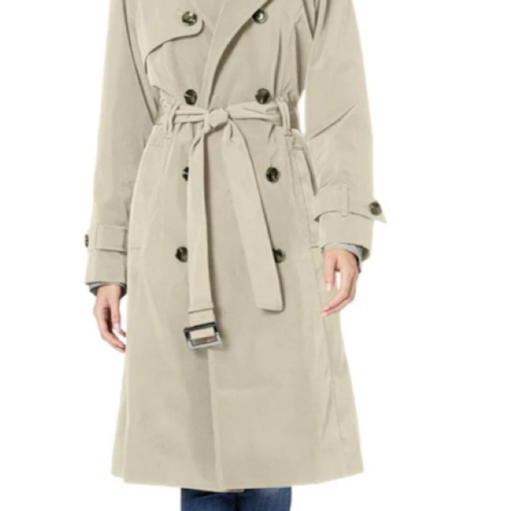 London Fog Women's Classic Beige Trench Coat